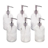 Porta Sabonete Liquido 430ml de Vidro Modelos Sortidos